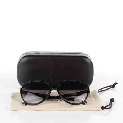 Louis Vuitton Rose Z0335E Sunglasses Black Glitter 7 of 8
