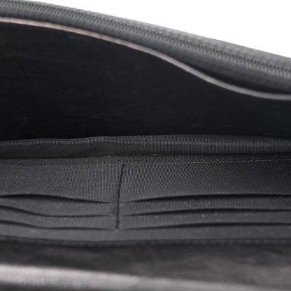 Chanel Crumpled Lambskin Studded Paris Dallas Wallet On Chain WOC Black 5 of 14