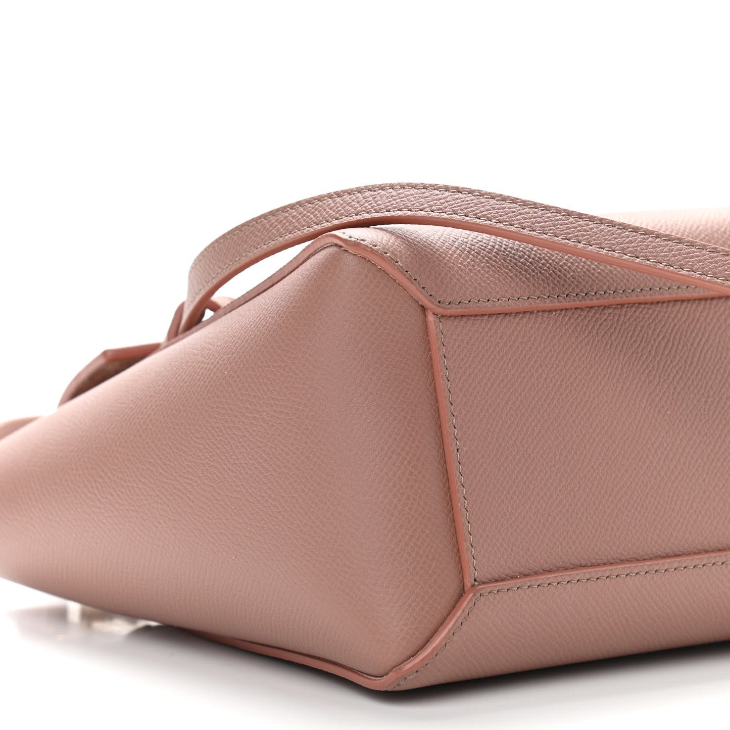 Grained Calfskin Nano Belt Bag Antique Rose