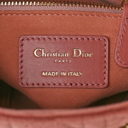 Christian Dior Velvet Mini Lady Dior Pink 6 of 9