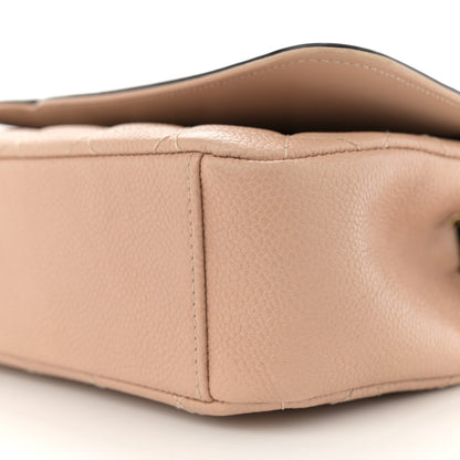 Chanel Caviar Quilted Medium CC Filigree Flap Beige Black 10 of 13