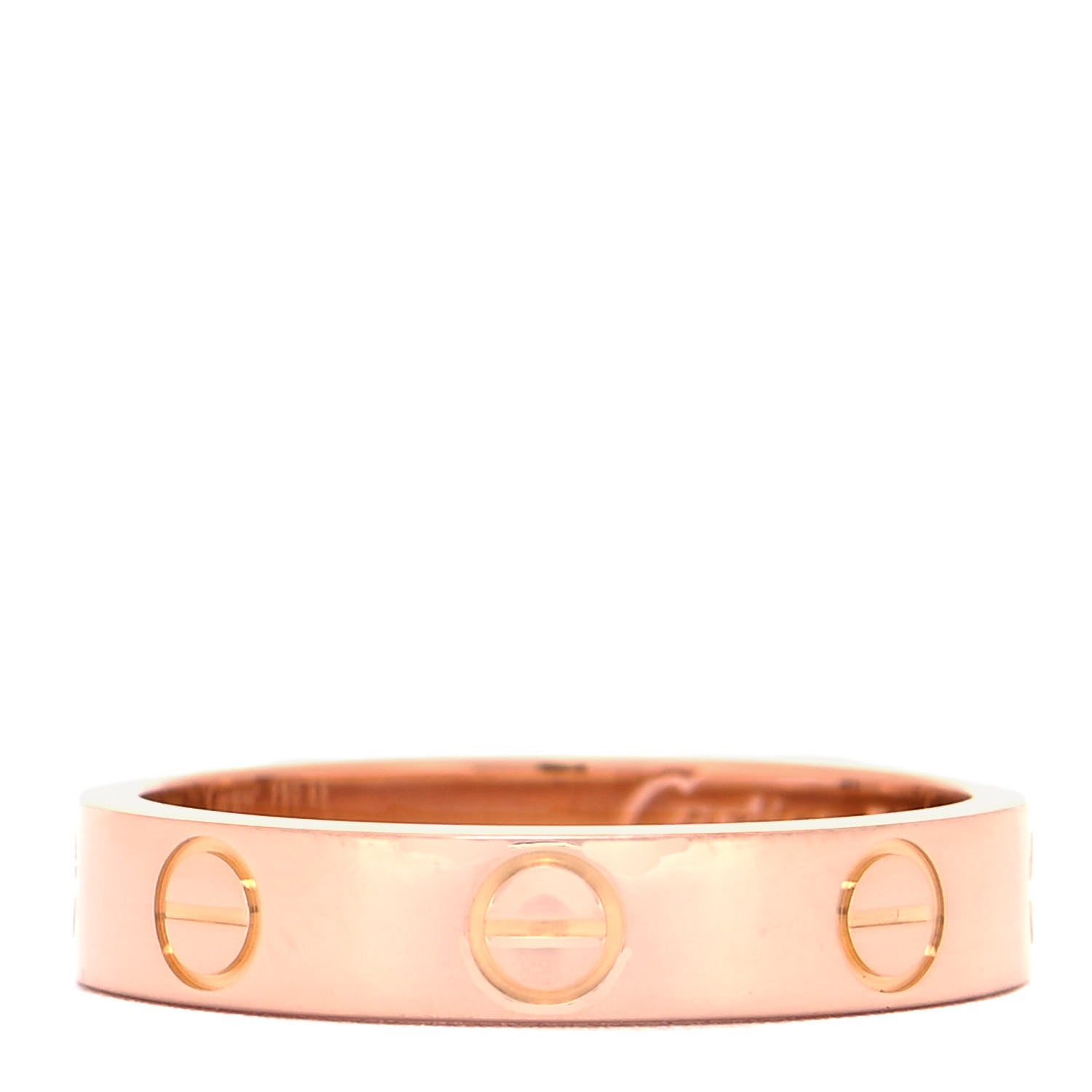 Cartier 18K Pink Gold 3.5mm LOVE Wedding Band Ring 49 4.75 1 of 4