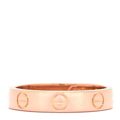 Cartier 18K Pink Gold 3.5mm LOVE Wedding Band Ring 49 4.75 1 of 4