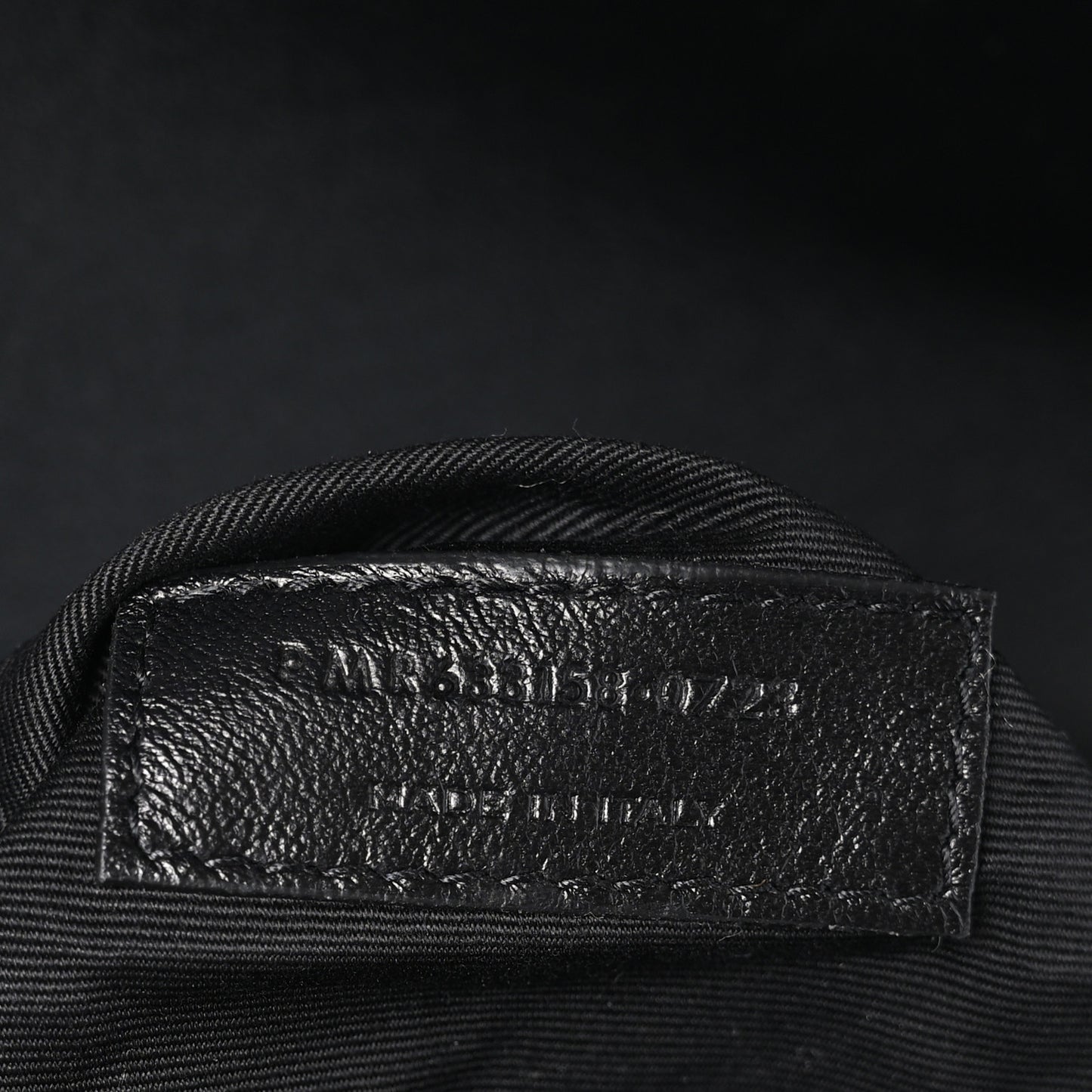 Patent Matelasse Monogram Medium Niki Chain Satchel Black