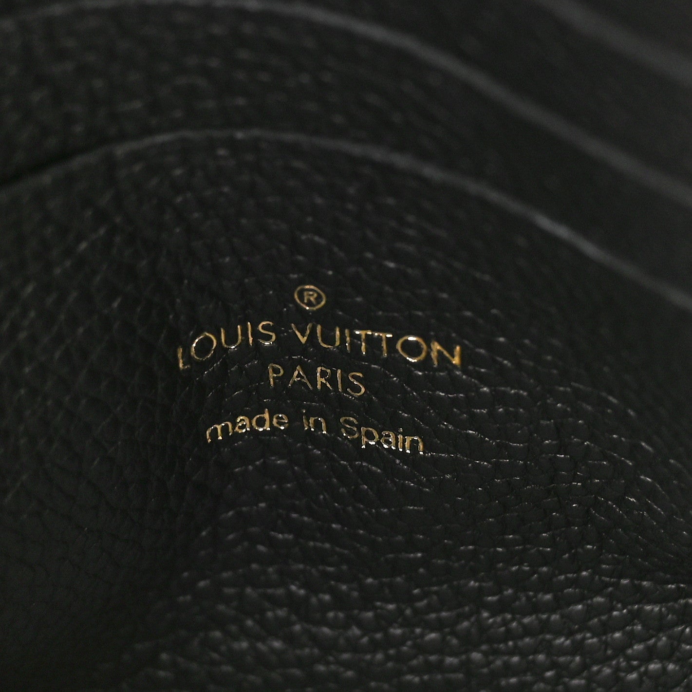 Louis Vuitton Empreinte Double Zip Pochette Black 6 of 9