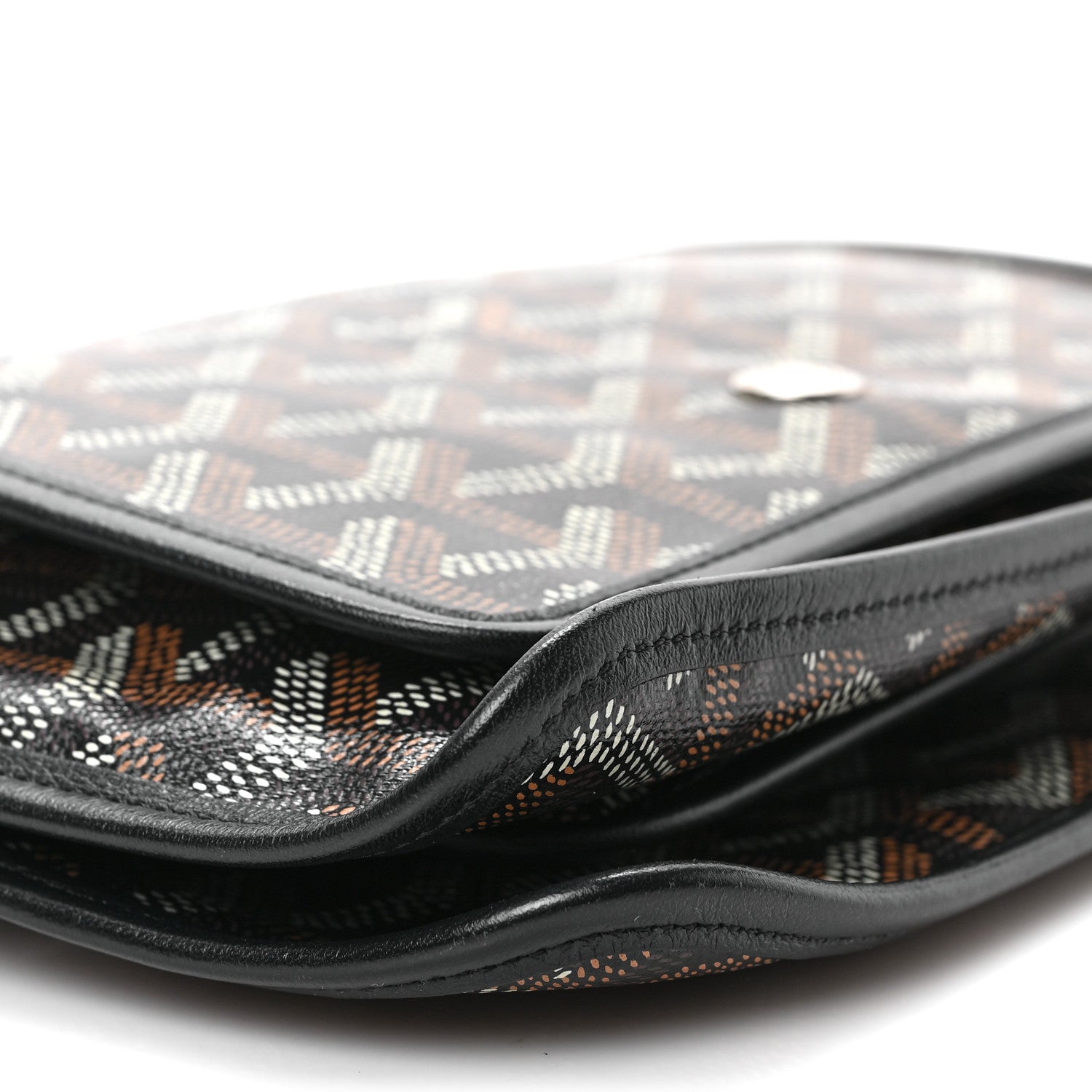 Goyard Goyardine Plumet Wallet Clutch Black 7 of 8