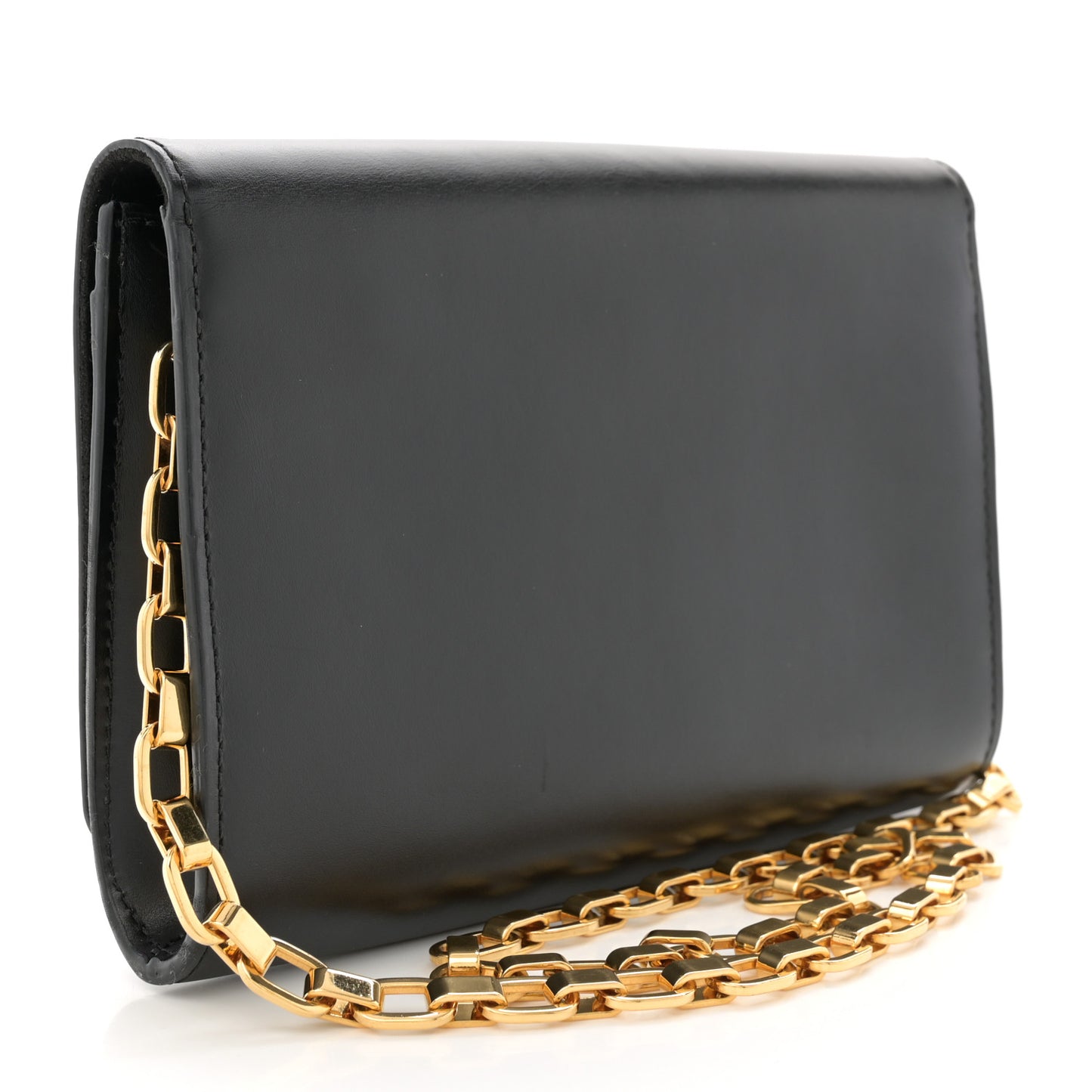 Calfskin Chain Louise GM Black