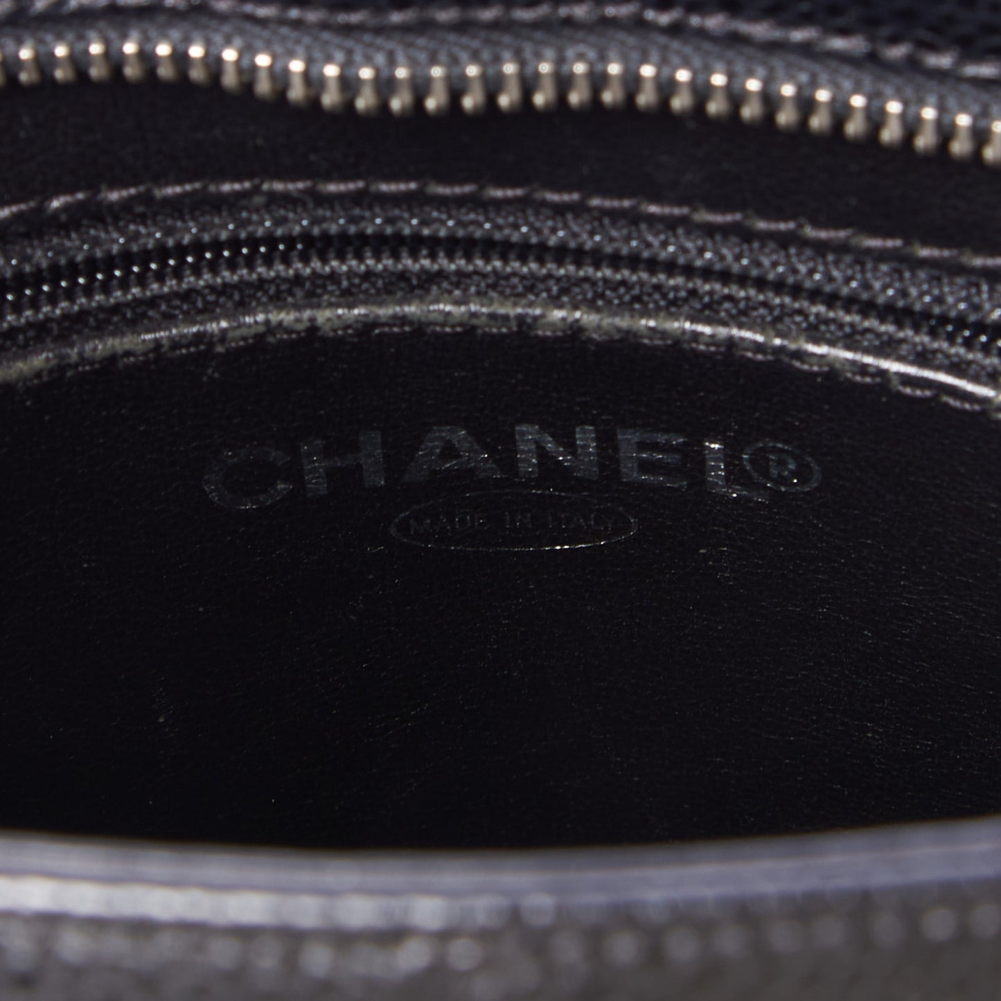 Caviar Quilted Medallion Tote Black