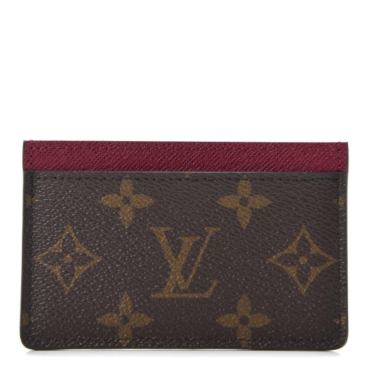 Monogram Card Holder Fuchsia