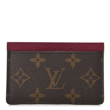 Louis Vuitton Monogram Card Holder Fuchsia 1 of 8
