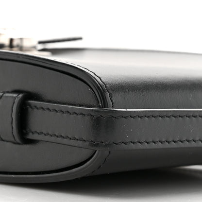 Saint Laurent Calfskin Phone Holder Crossbody Black 9 of 10