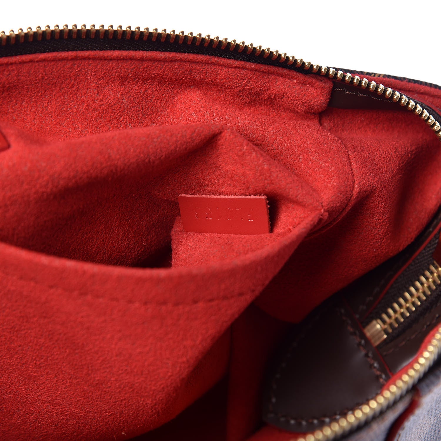 Louis Vuitton Damier Ebene Caissa Tote PM Cherry 9 of 11