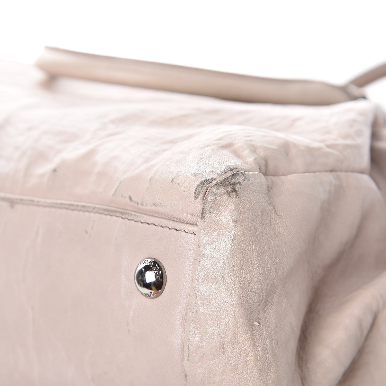 Prada Nappa Antique Satchel Pomice 14 of 28