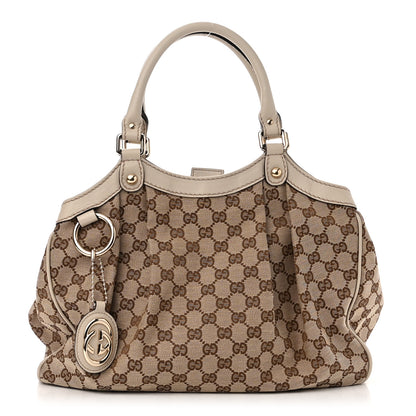 Gucci Monogram Medium Sukey Tote Off White 1 of 10