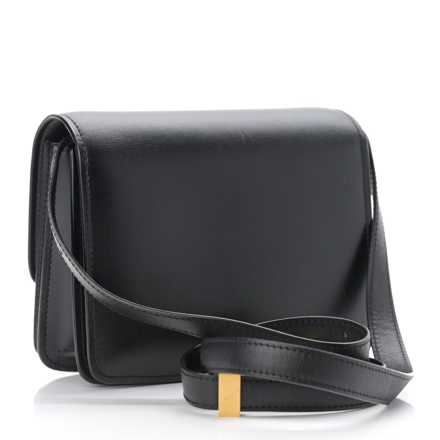 Celine Box Calfskin Small Classic Box Flap Bag Black 3 of 12