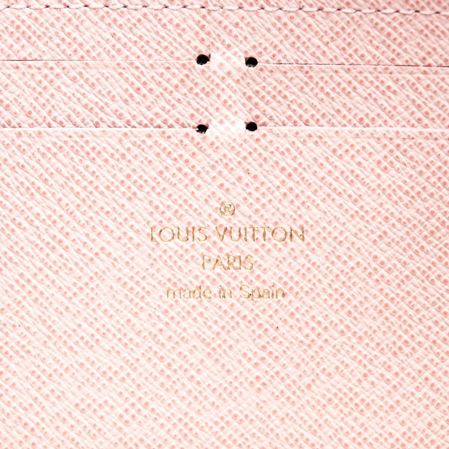 Damier Azur Clemence Wallet Rose Ballerine