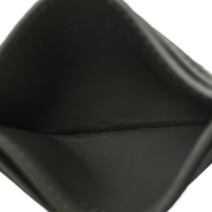 Christian Dior Oblique Grained Calfskin Marquetry Saddle Card Holder Green 5 of 7