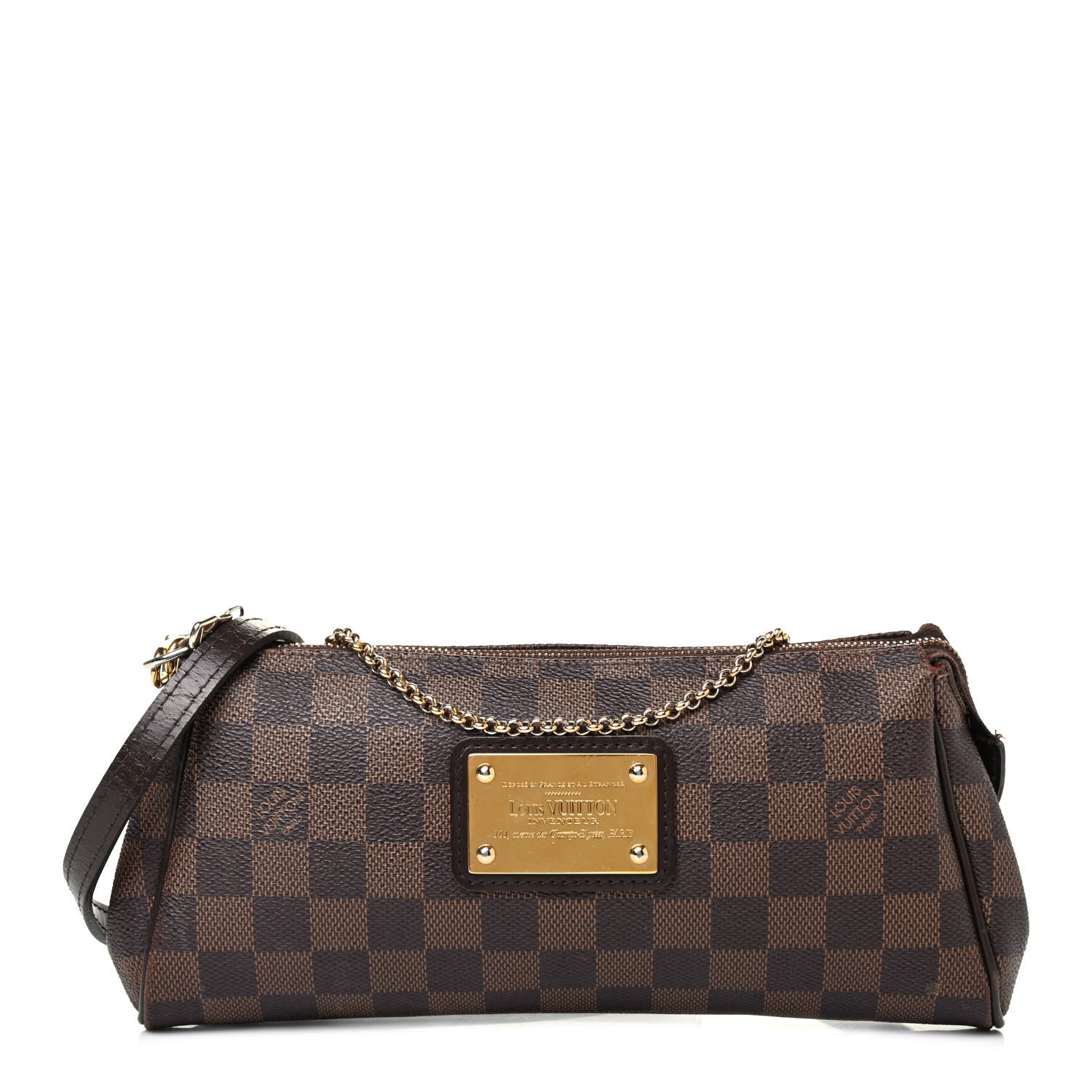 Louis Vuitton Damier Ebene Eva Clutch 1 of 4