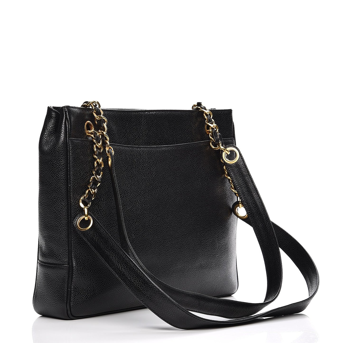 Caviar CC Shoulder Bag Black