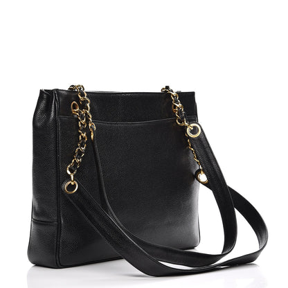 Chanel Caviar CC Shoulder Bag Black 3 of 18