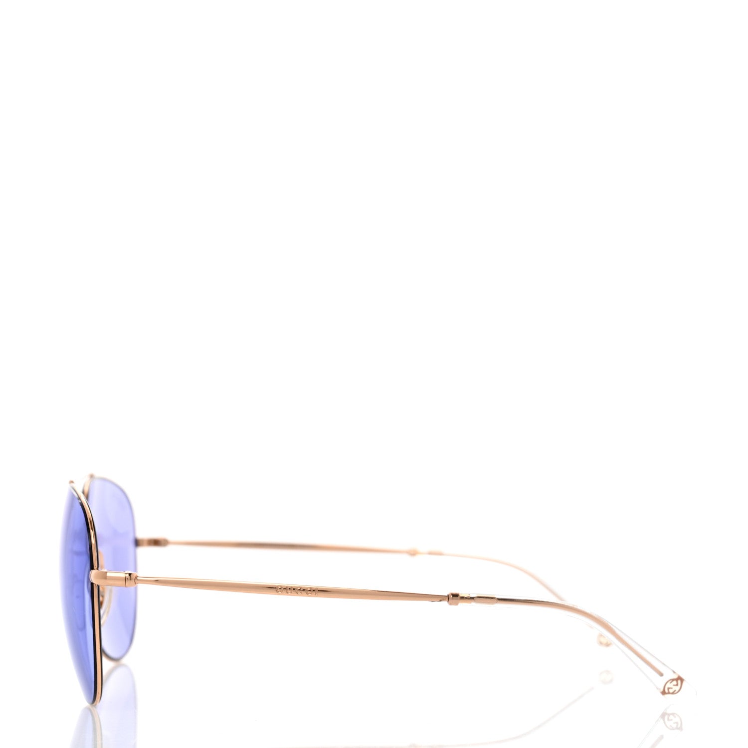 Gucci Metal Aviator Sunglasses 3 of 8