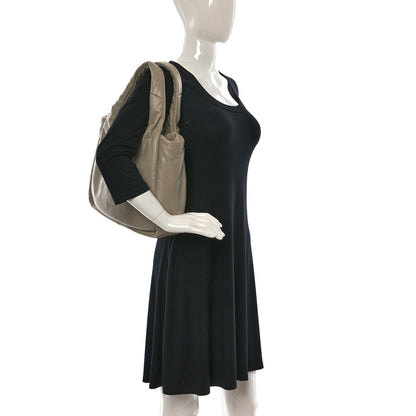 Prada Nappa Soft Padded Medium Double Handled Shoulder Bag Deserto 2 of 9