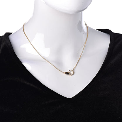 Cartier 18K Yellow Gold Interlocking LOVE Necklace 2 of 5