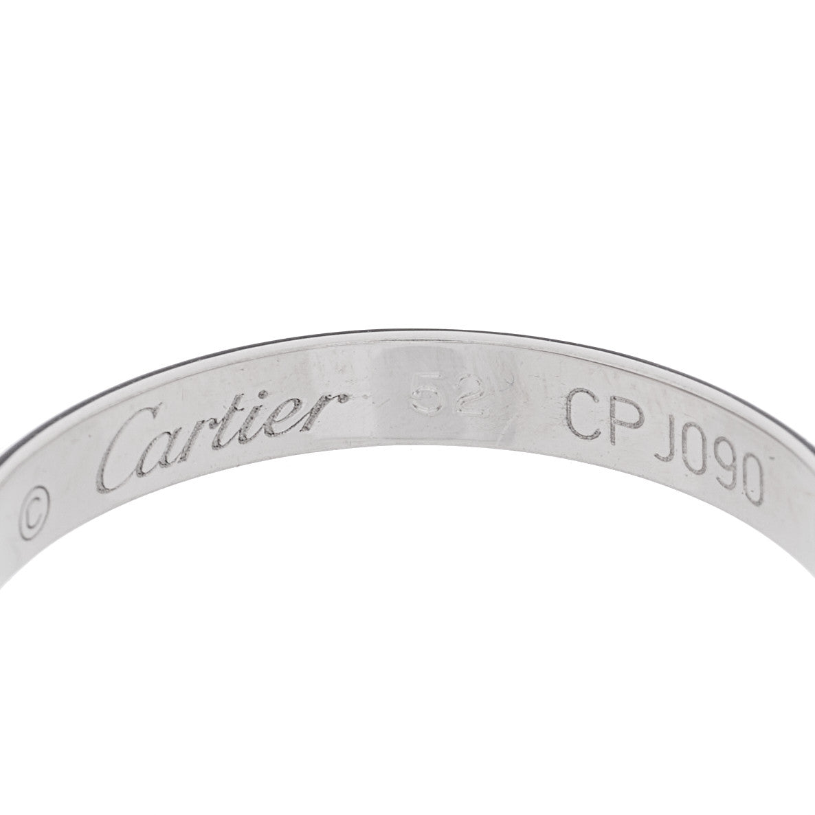 Platinum 2.5mm 1895 Wedding Band Ring 52 6