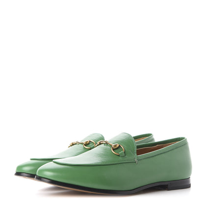 Gucci Malaga Kid Womens Jordaan Loafers 38.5 New Shamarock 3 of 11