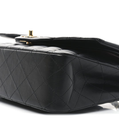 Chanel Lambskin Quilted Medium Double Flap Black 10 of 11