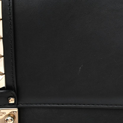 Valentino Garavani Vitello Medium Glam Lock Rockstud Flap Black 12 of 13