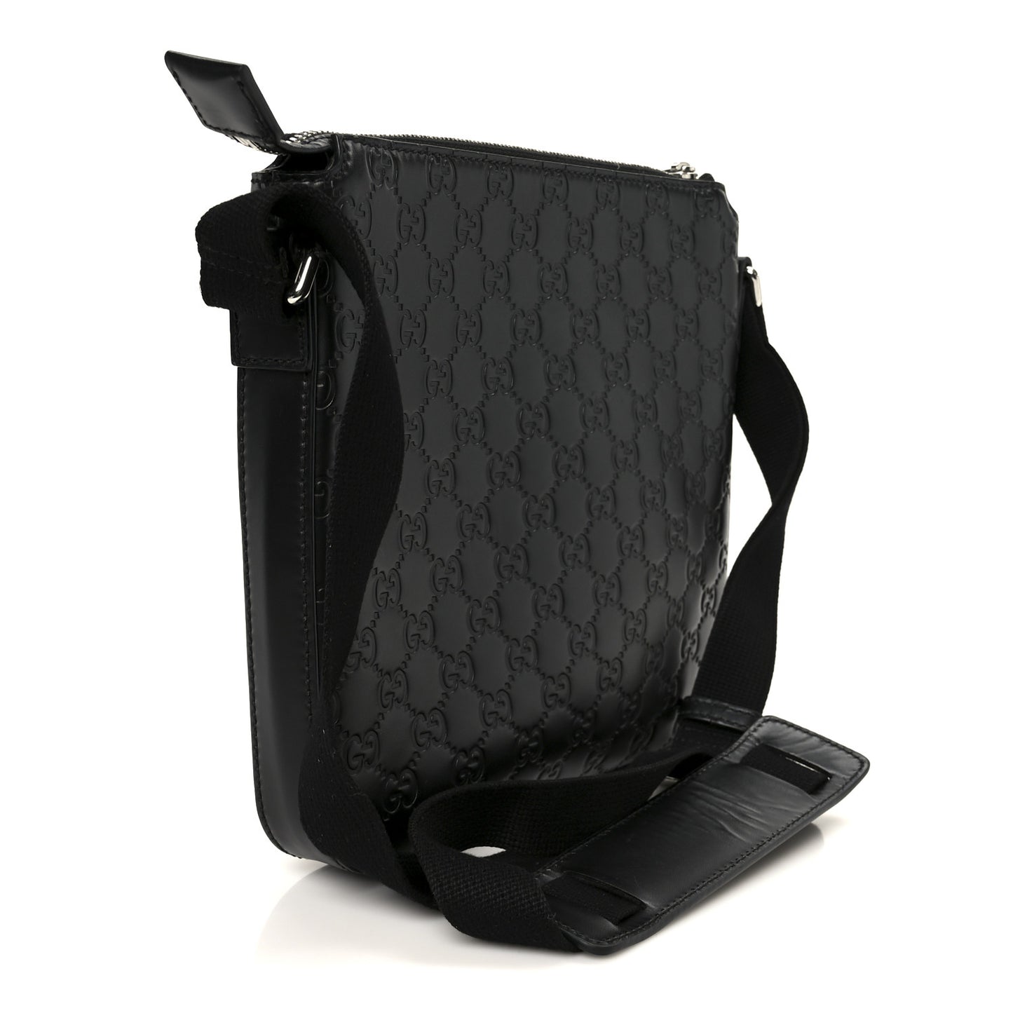 Guccissima Signature Small Messenger Bag Black