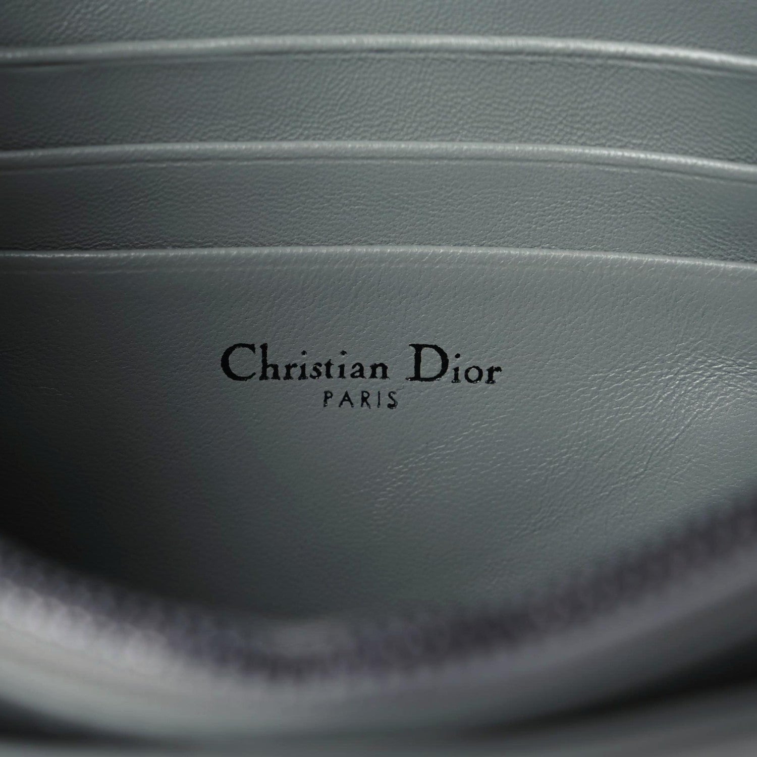 Christian Dior Calfskin Macrocannage Mini Caro Bag Grey 6 of 9