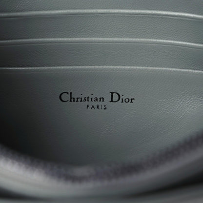 Christian Dior Calfskin Macrocannage Mini Caro Bag Grey 6 of 9