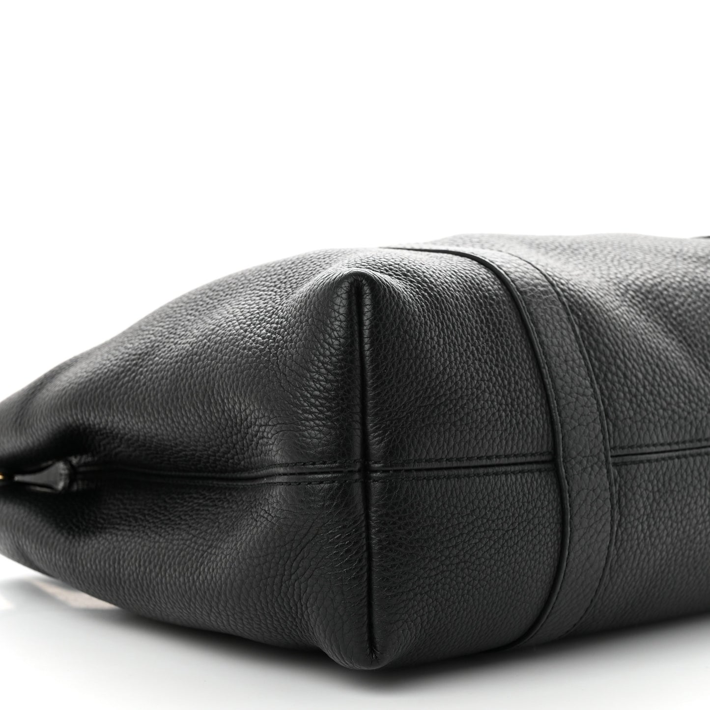 Pebbled Calfskin Old Libeccio Miss GG Tote Black