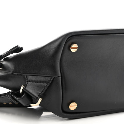 Valentino Garavani Vitello Rockstud Demilune Backpack Black 7 of 9