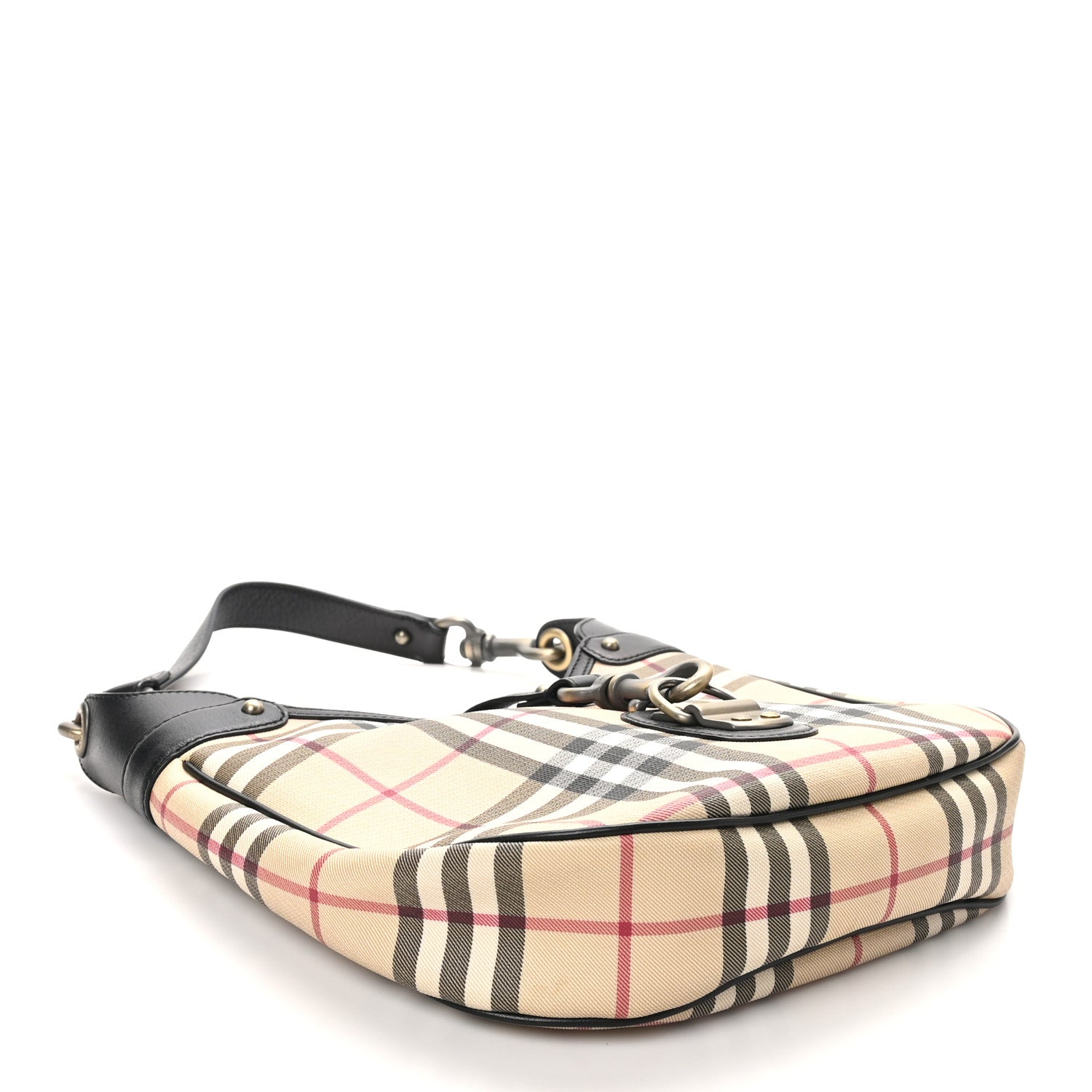 Burberry House Check Hobo Black 4 of 9