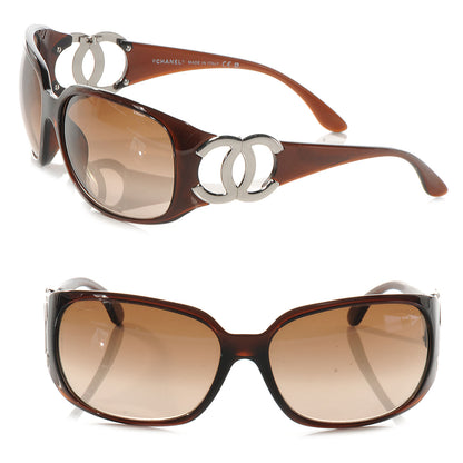 Chanel CC Sunglasses 6014 Brown 1 of 5