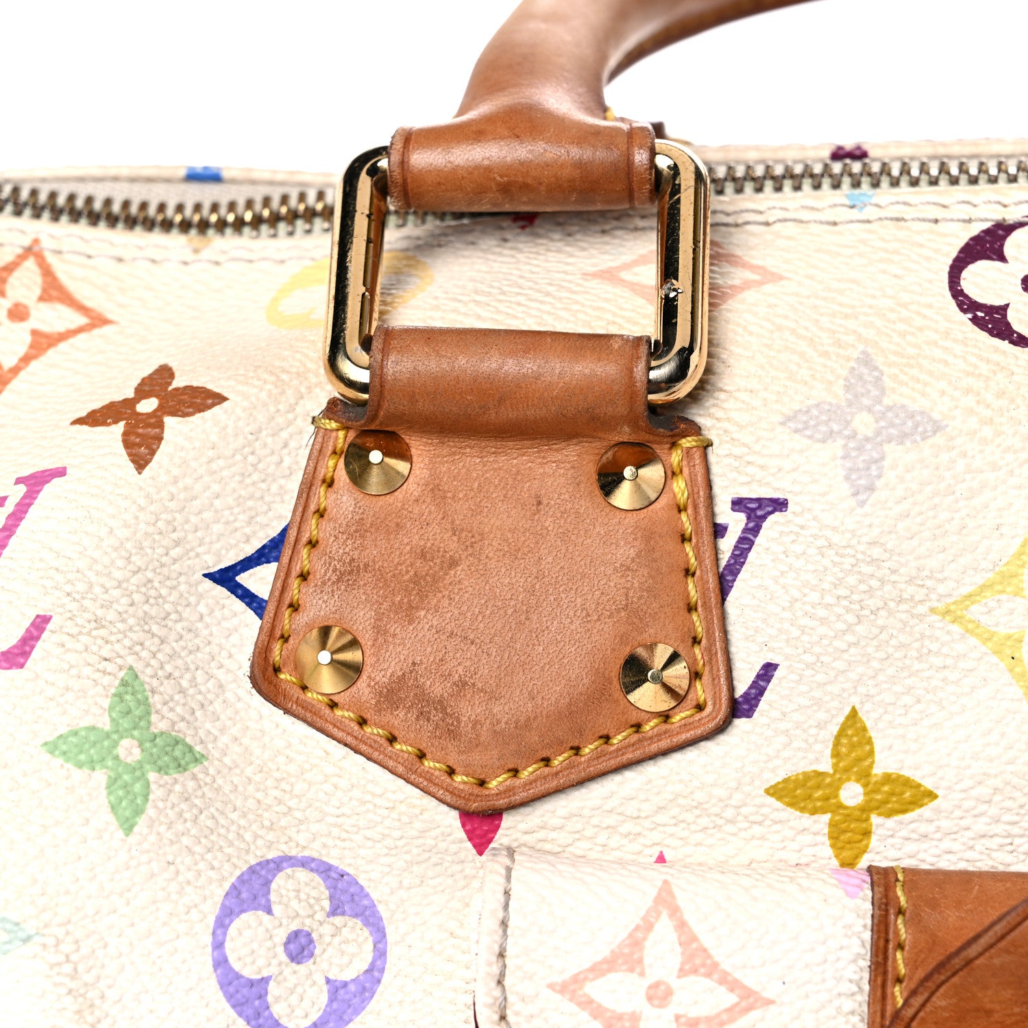 Louis Vuitton Monogram Multicolor Speedy 30 White 20 of 38