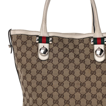 Gucci GG Monogram Medium Match Ball Tote Off White 9 of 15
