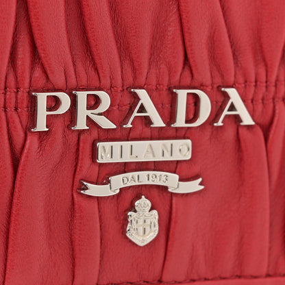 Prada Nappa Gaufre Wallet On Chain Fuoco 6 of 11