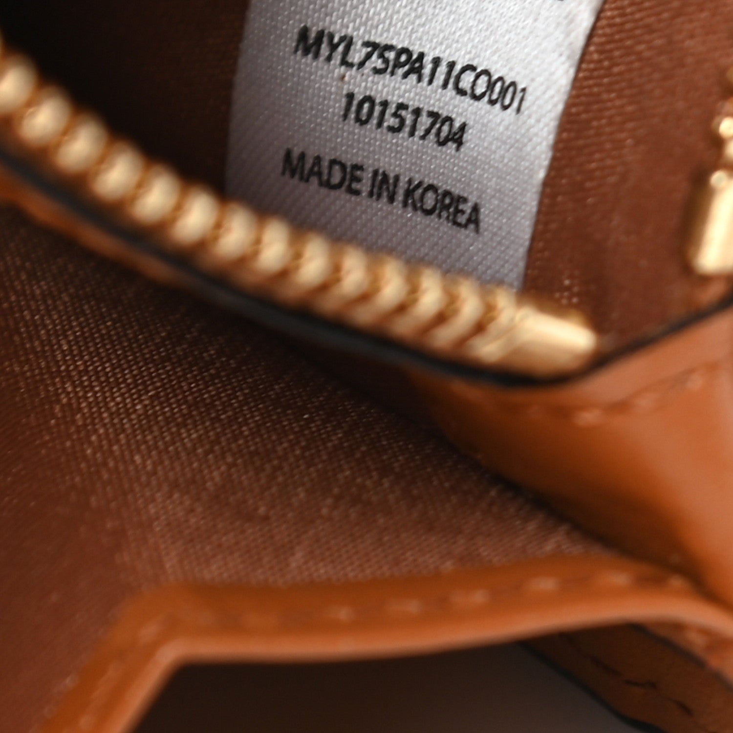 MCM Visetos Patricia Flap Wallet Cognac 7 of 7