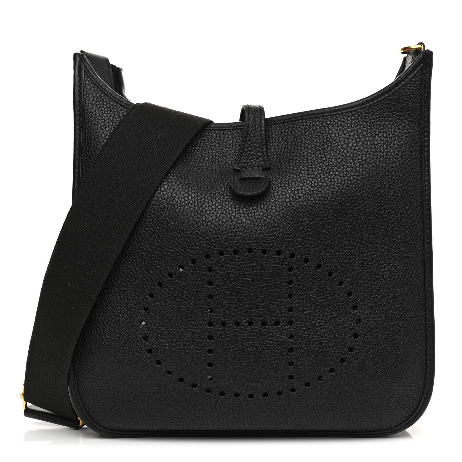 Hermes Taurillon Clemence Evelyne III PM Black 1 of 13
