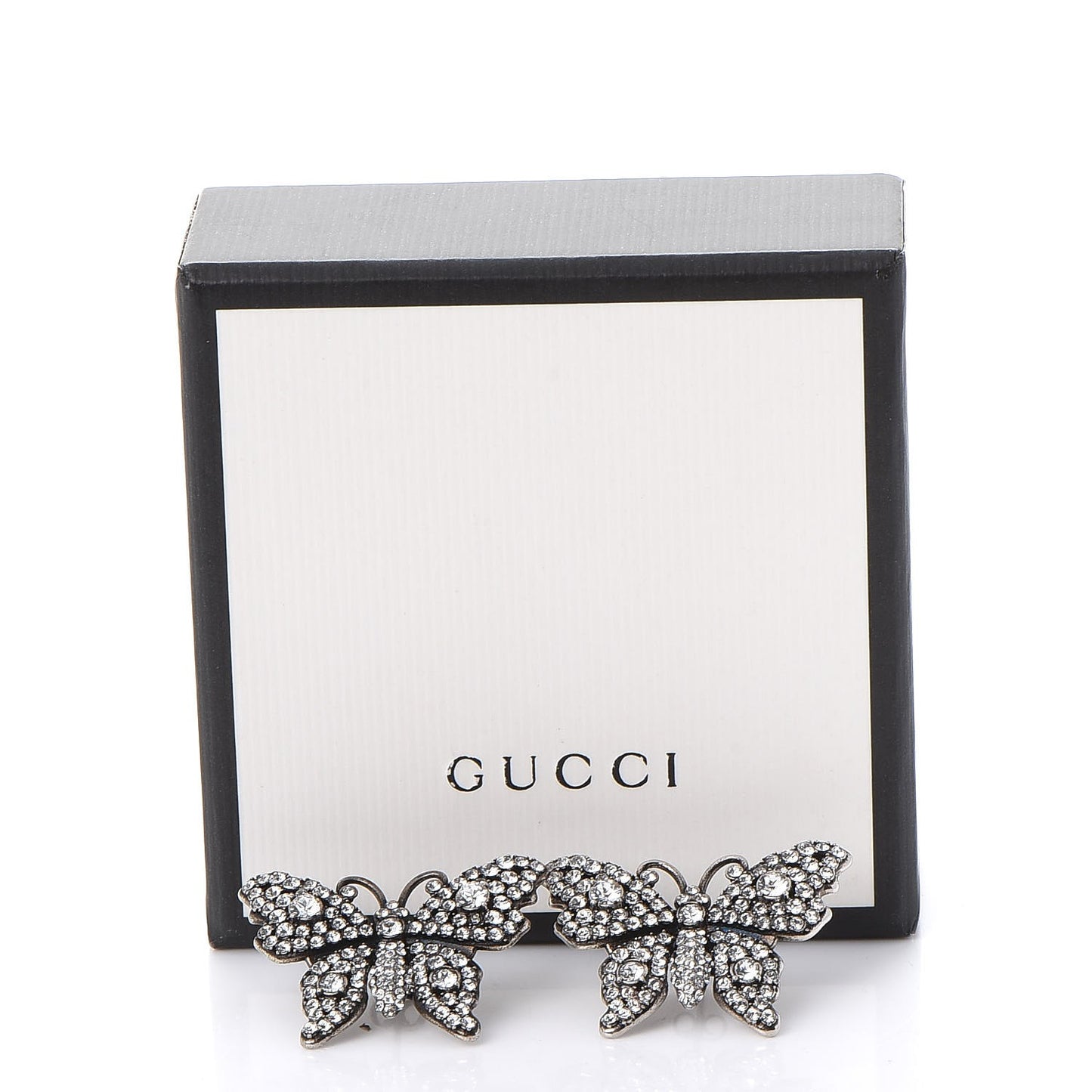 Crystal Butterfly Stud Earrings