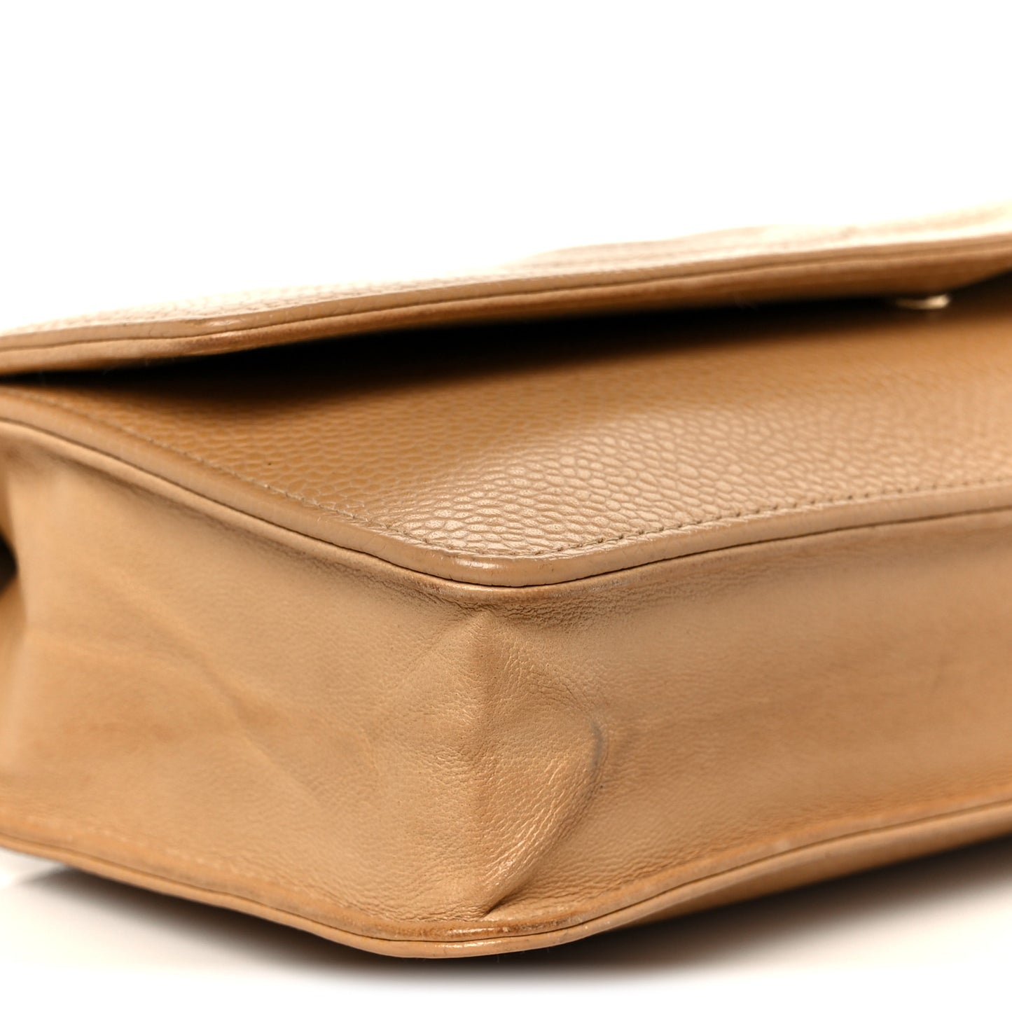 Caviar Timeless CC Wallet on Chain WOC Beige