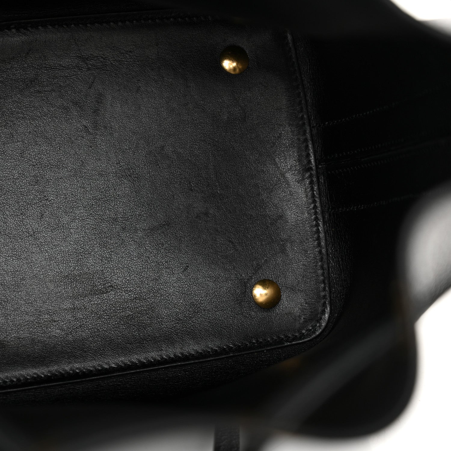 Saint Laurent Grained Calfskin Medium Emmanuelle Bucket Bag Black 12 of 15