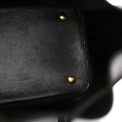 Saint Laurent Grained Calfskin Medium Emmanuelle Bucket Bag Black 12 of 15