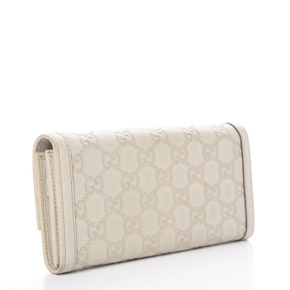 Gucci Guccissima Sukey Continental Wallet Off White 3 of 9