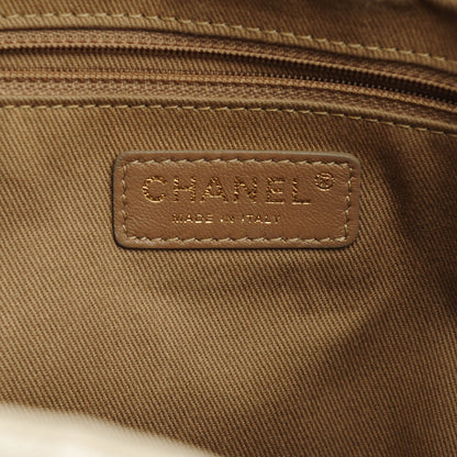 Chanel Crumpled Grained Calfskin Coco Pleats Messenger Flap Ivory 7 of 8
