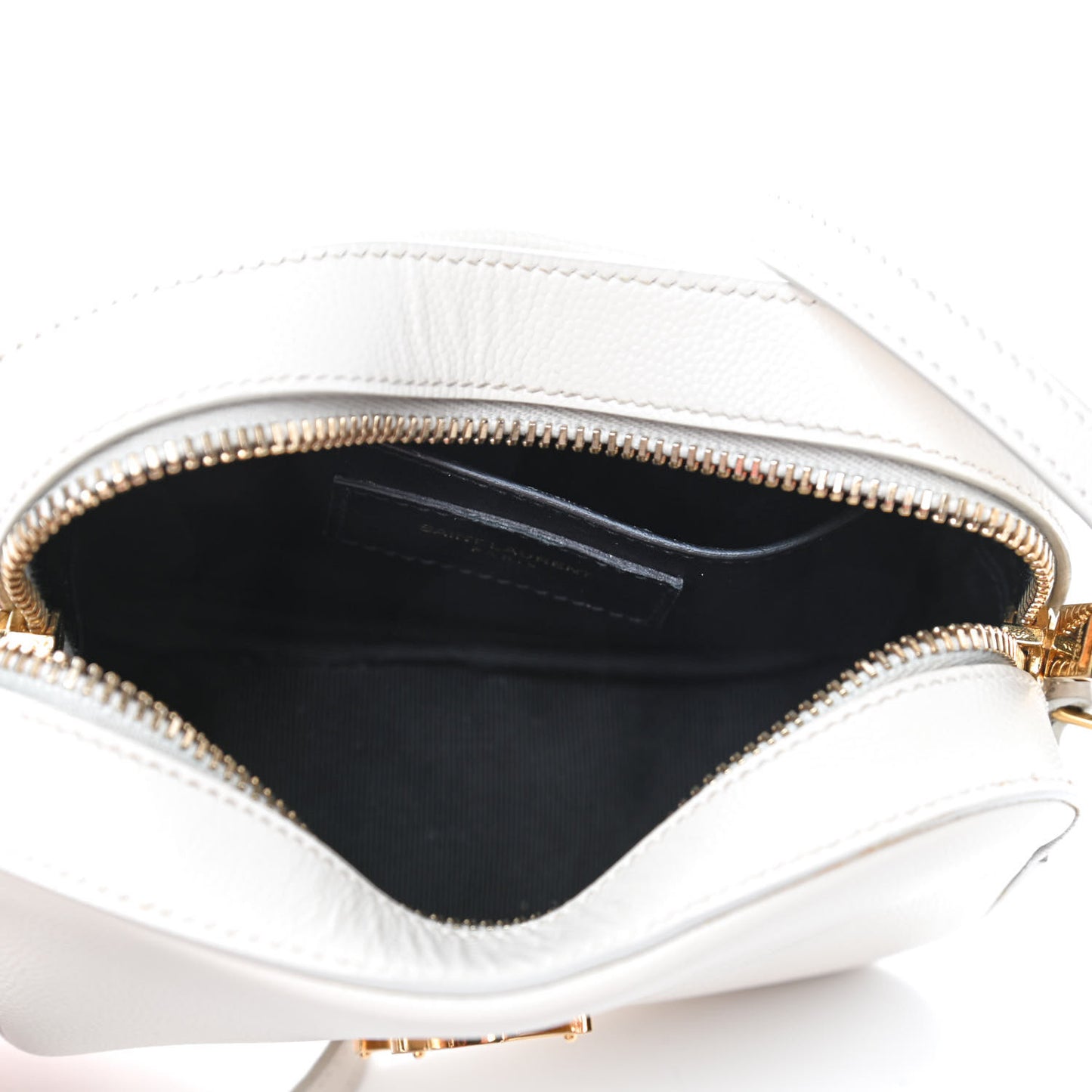 Grain De Poudre Small Classic Monogram Camera Bag White